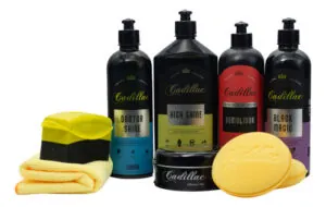 Kit Lavagem Automotiva Completa Cadillac 8 Peças Premium