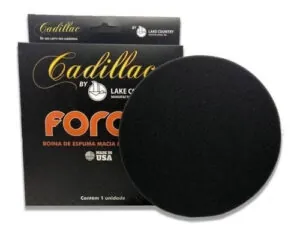 Boina De Espuma Preta Macia Para Lustro Force 6,5 Cadillac
