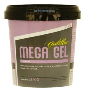 Silicone Mega Gel 1kg Cadillac Proteção e Acabamento Lavanda