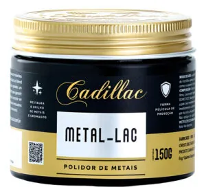 Cadillac 150g Pasta Polidora para Alumínio, Rodas, Aço Inox