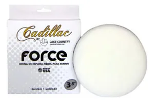 Boina De Espuma Média Para Refino Force Branca 3,5 Cadillac